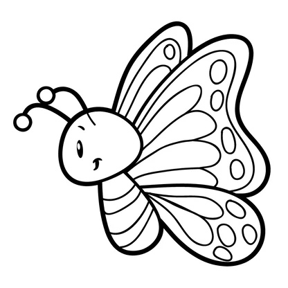 borboletas para colorir para imprimir e colorir - imagem 6